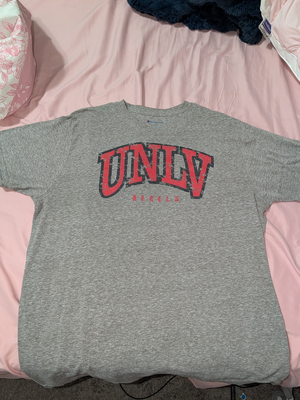 Champion UNLV Rebels Gray Graphic Tee